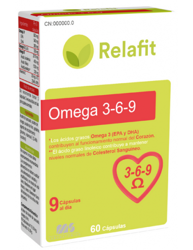 Relafit Omega 3-6-9 60 Perlas