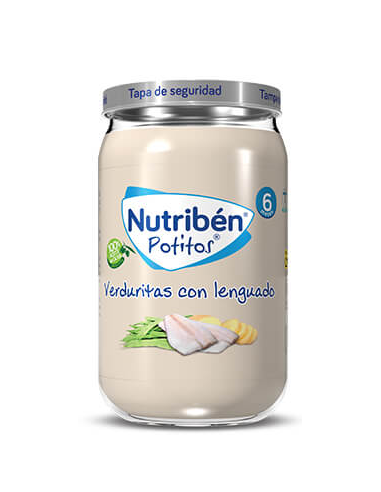 Nutribén Potitos Verduritas con Lenguado 235g