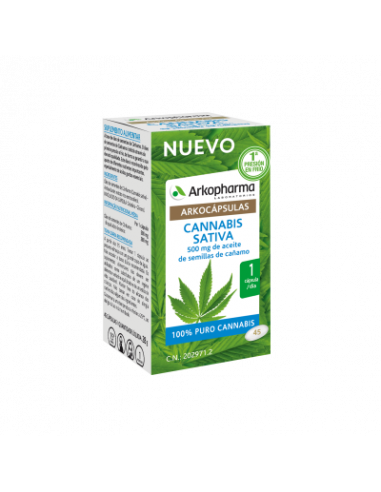 Arkocapsulas Cannabis Sativa 45 Cápsulas