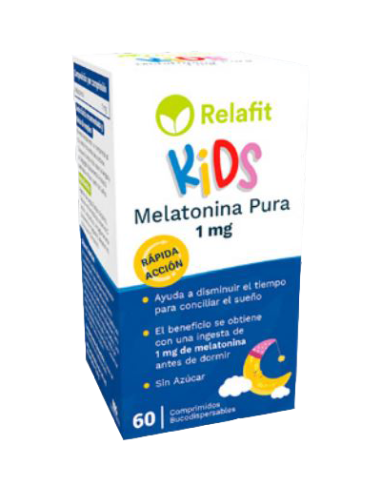 Relafit Melatonina Kids 60 Comprimidos Masticables