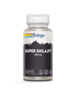 Solaray Super Shilajit 500mg 60 Cápsulas
