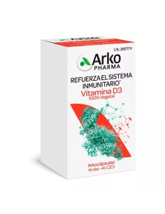 Arkocápsulas Vitamina D3 Vegetal 45 Cápsulas