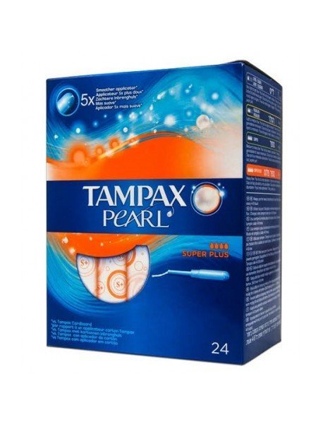 Tampax Pearl Súper Plus 24 Tampones