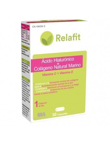 Relafit Ácido Hialurónico + Colágeno 30 Cápsulas